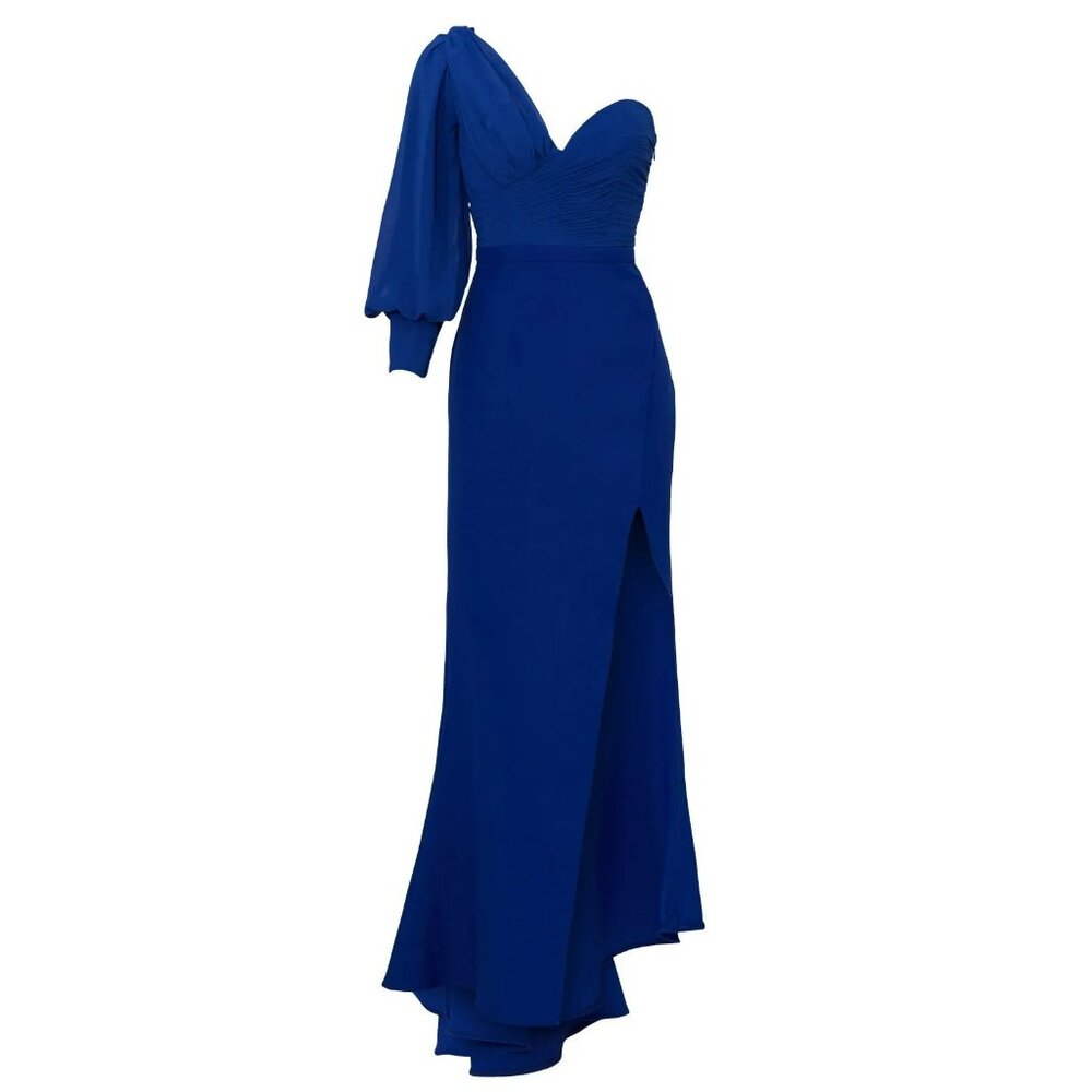 Elle Zeitoune Charles One Shoulder Gown XS - Picture 5 of 5
